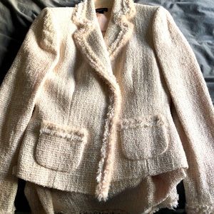 Pink blush size four Tahari jacket and skirt